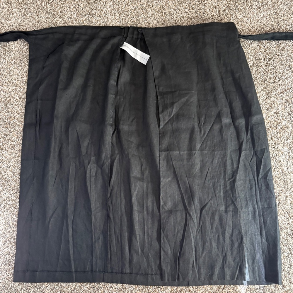 Mango Linen Midi Wrap Skirt - Size M - Picture 6 of 7